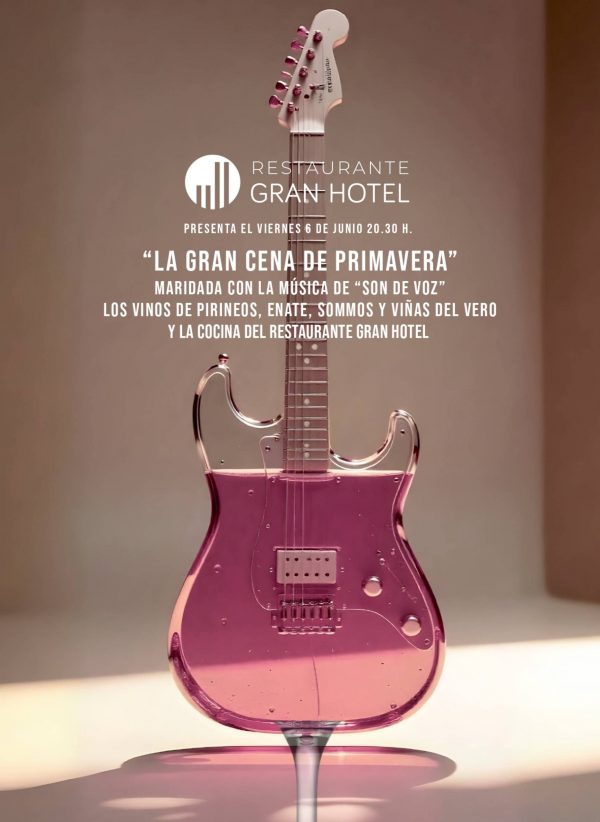 Cena viernes día 6. Restaurante Gran Hotel Con actuación de “Son de Voz” Socios Mesa Redonda